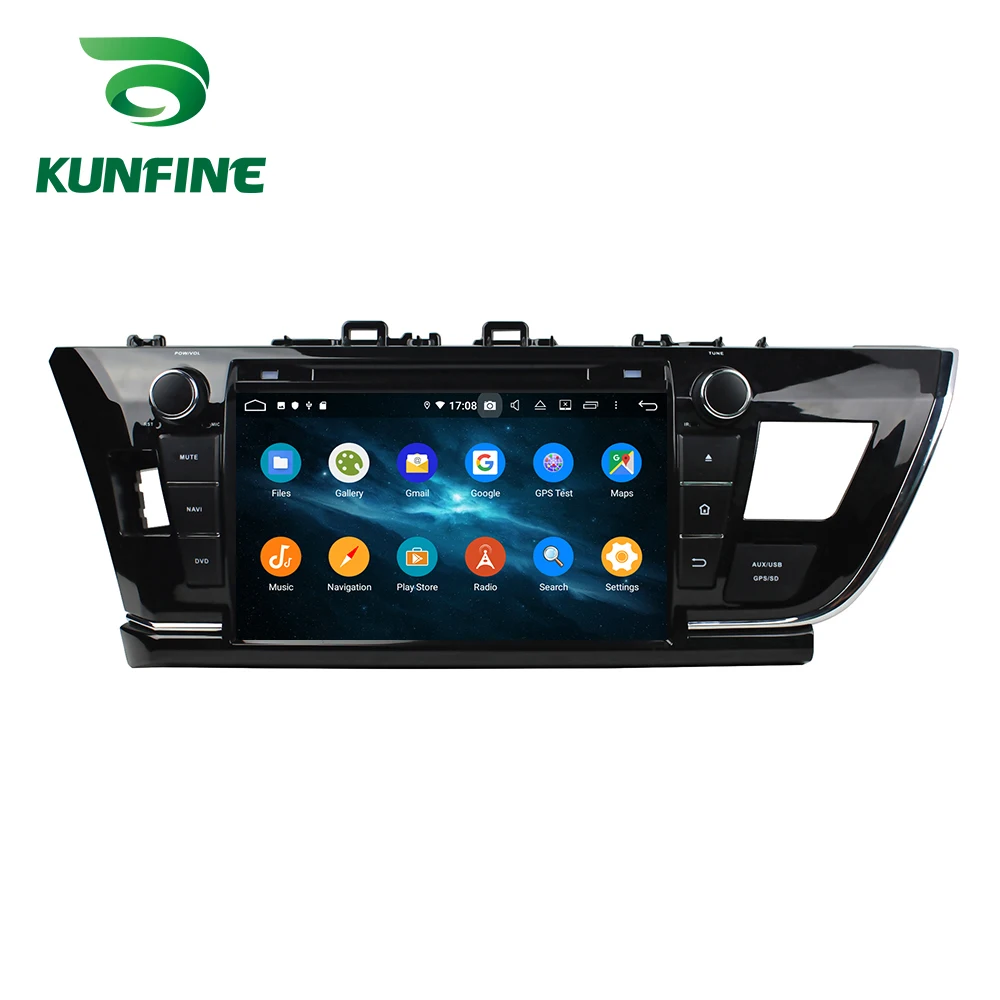 Android 9,0, четыре ядра, 4 Гб ОЗУ, 64 Гб ПЗУ, автомобильный DVD, gps навигация, мультимедийный плеер, стерео для Toyota Corolla,, радио