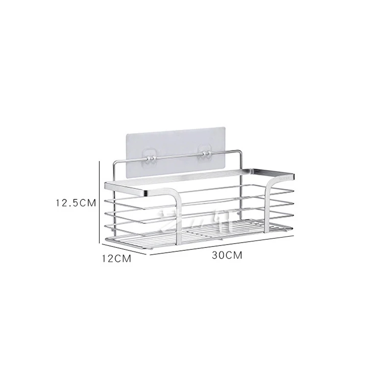 kitchen accessories Punch-free drain basket Sponge holder Kitchen spice rack Towel hooks organizer Bathroom | Дом и сад