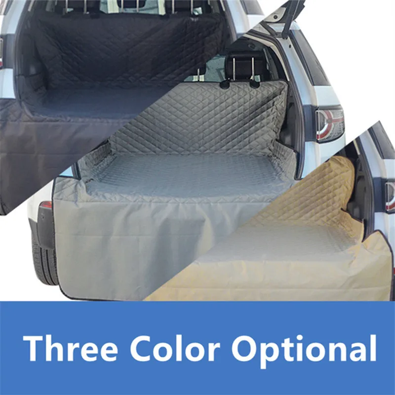 Preço Portadores Do Cão à Prova Dwaterproof água Traseiro Traseiro Tronco Traseiro Do Cão De Estimação Capa De Assento Do Carro Esteiras Protetor Rede Tronco Capa Dobrável Gatos Protetor