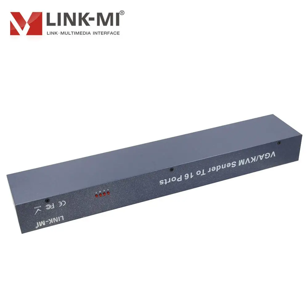LINK MI 116T VGA 1 в 16 out активный видео и аудио передатчик Макс разветвитель vga портов UTP