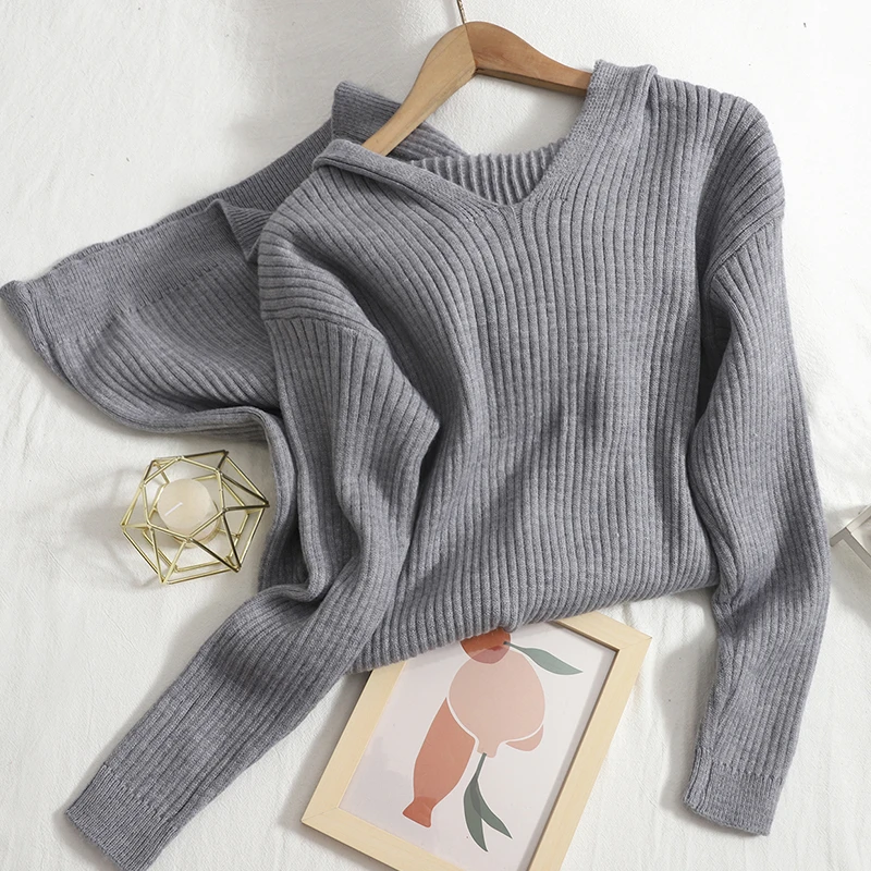 Платья Harajpoo женская уличная одежда однотонное повседневное вязаное платье с