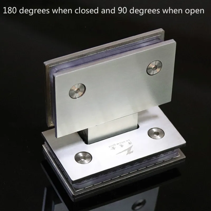 1 шт. дверная петля для перегородок из нержавеющей стали 304 180 градусов зажим