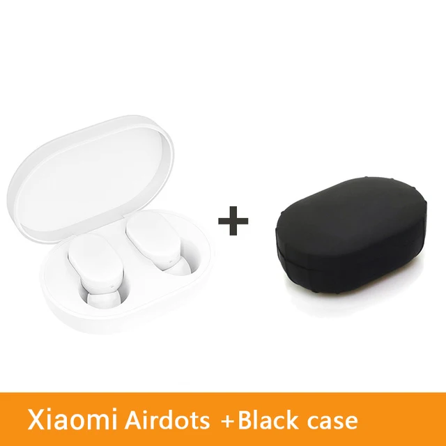 Add Black Box Xiaomi AirDots MIjia TWS Bluetooth 5,0 наушники-вкладыши Молодежная версия стерео бас наушники с микрофоном наушники AI управление - Цвет: Add Black Box