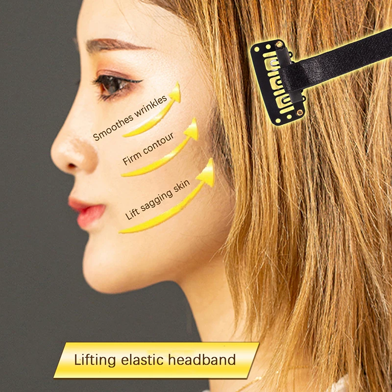 

1PC Stretching Straps For Lift The Eyes And Eyebrows Bb Clip Elastic Band Adjustable Rubber For Hair Anti-Wrinkle Face Tapes