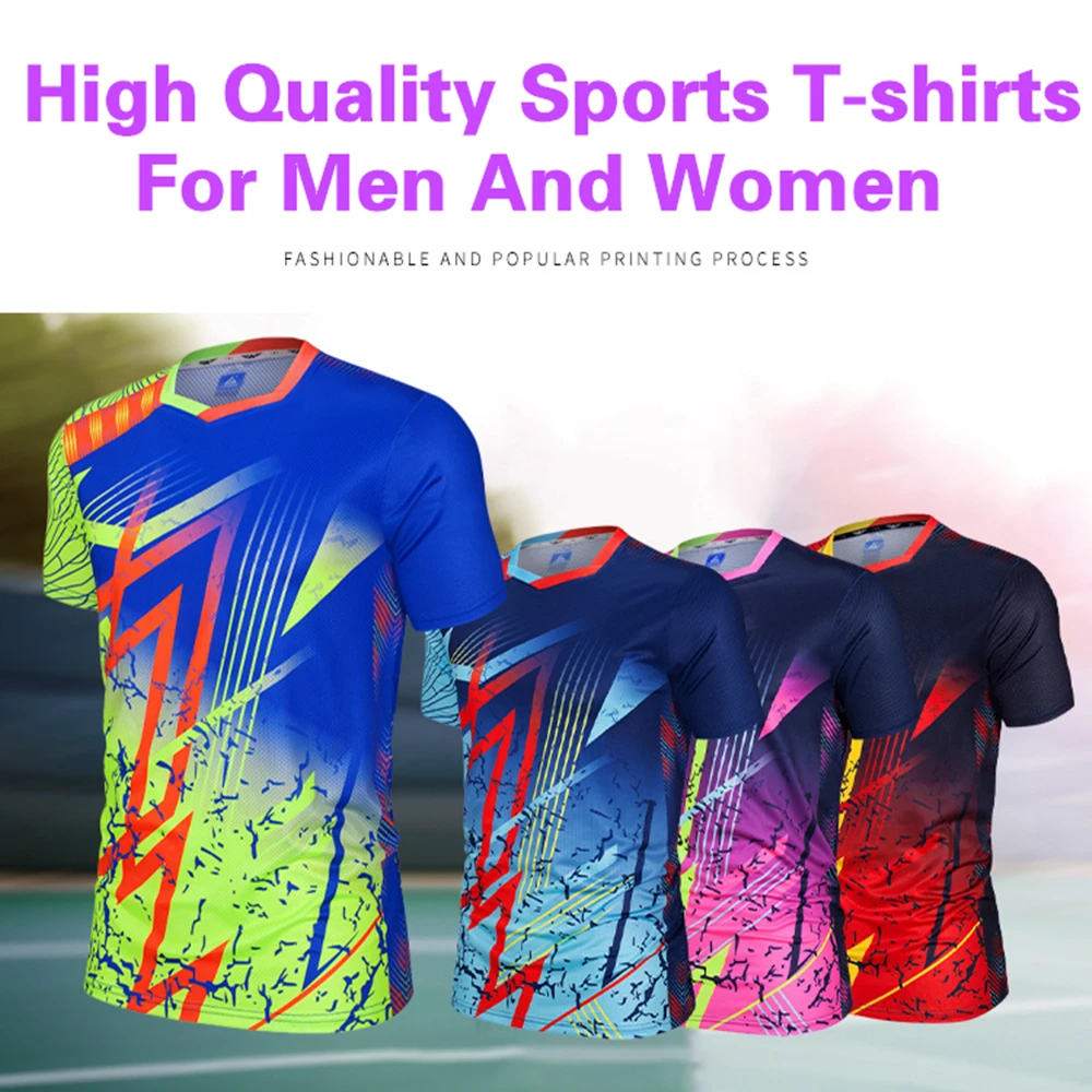 Men's Running T-Shirt Quick Dry Short Sleeve Fitness Basketball Badminton Volleyball Tennis Gym Training Exercise Sports Jerseys