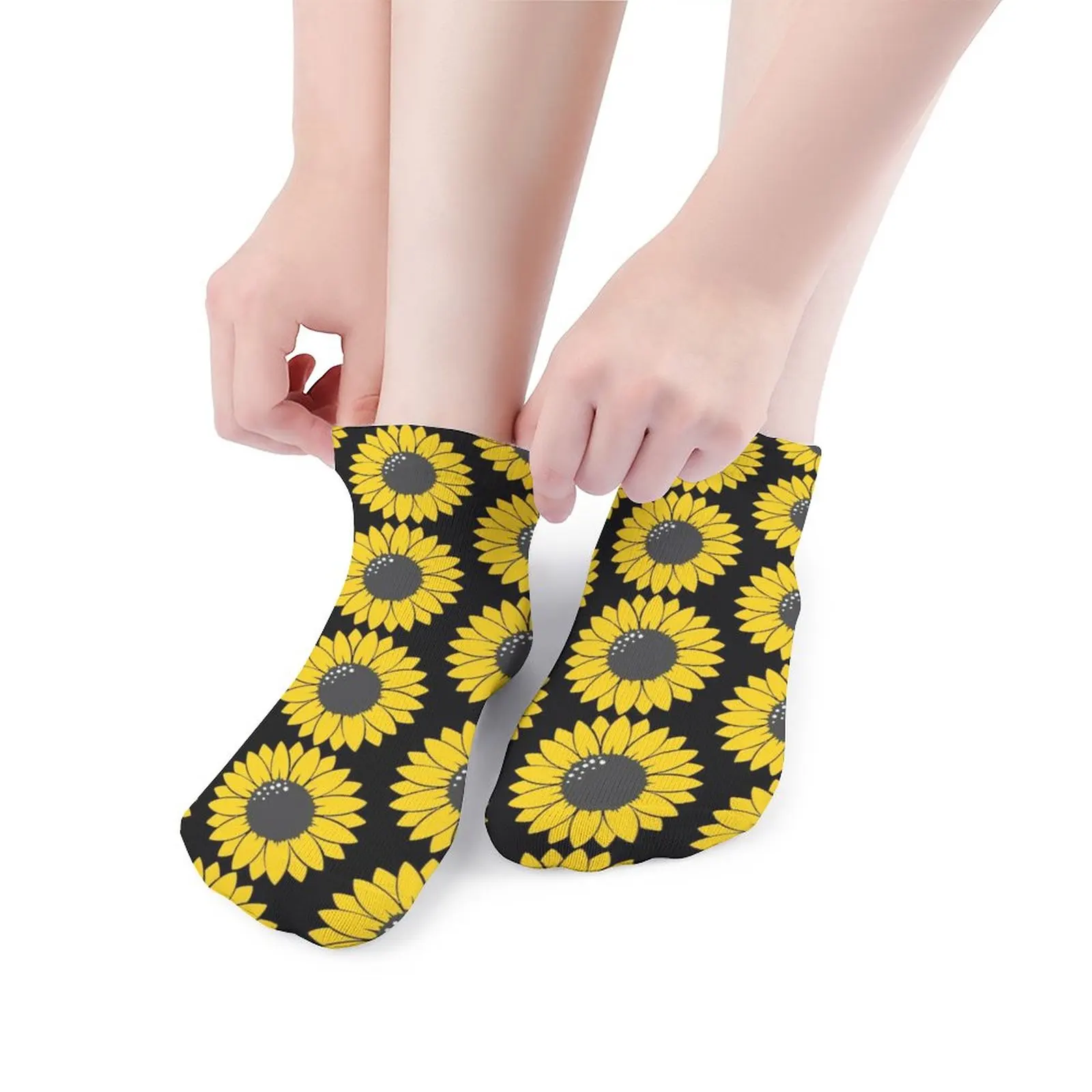 

Sunflower Socks Bed Paint Socks Trendy Male No Slip Large Chemical Fiber Socks