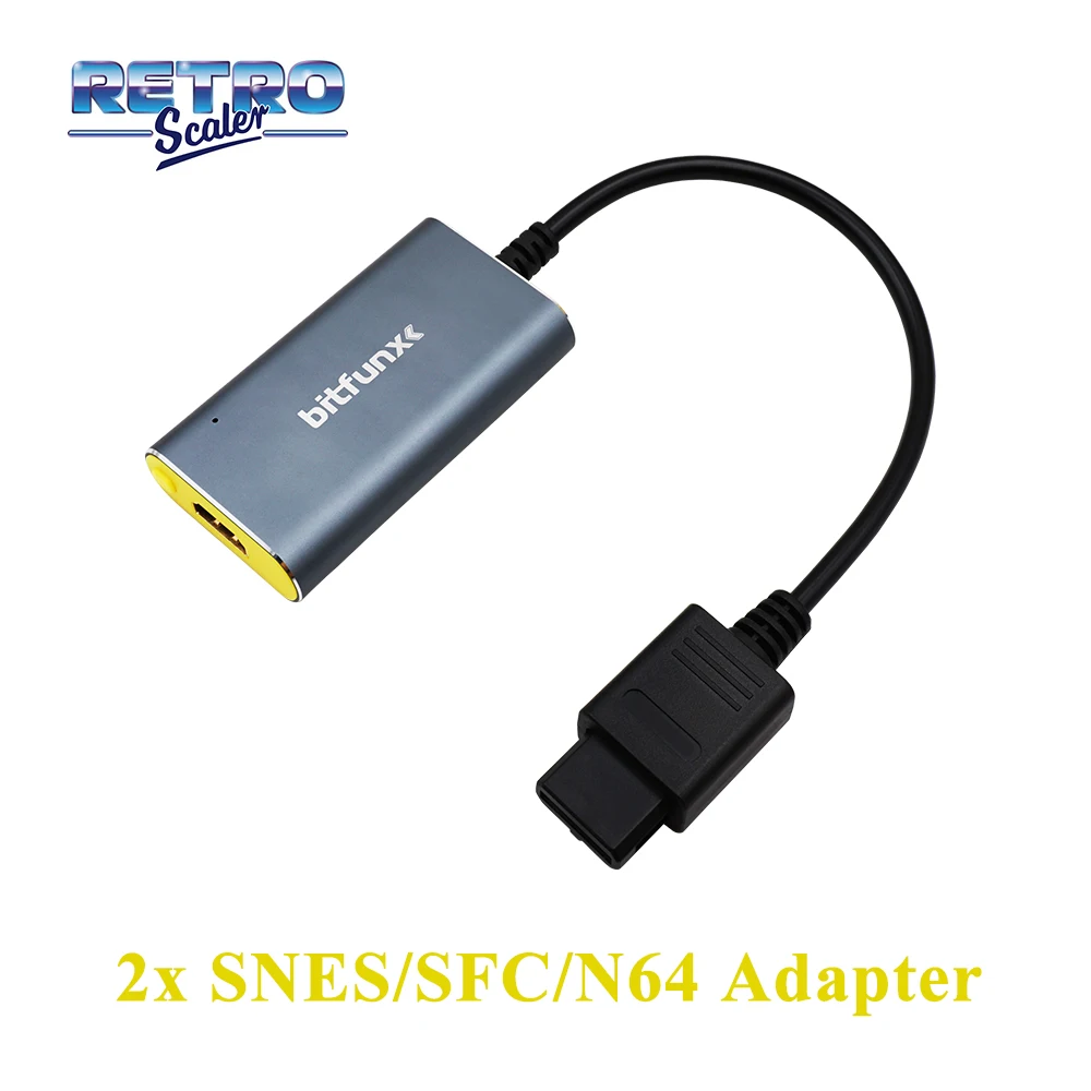 

Bitfunx 2X Line Doubler HDMI-compatible Video/Audio Converter for Nintendo N64/SNES/SFC/NGC