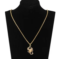 creative fashion necklace new jewelry hip hop style guardian scorpion necklace hi quality fashion personality ins accessories