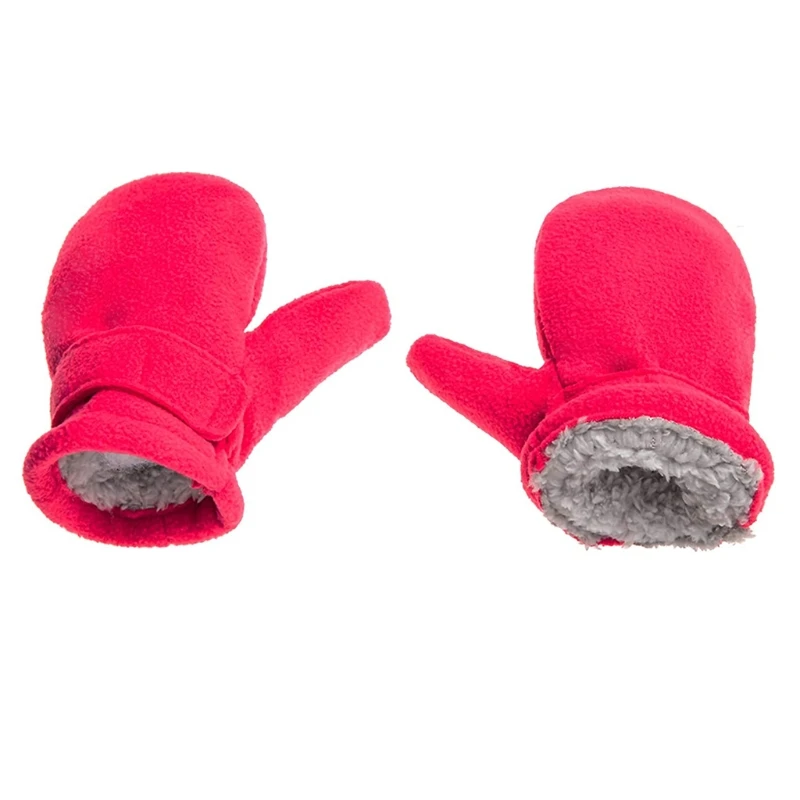 

2021 New Toddler Infant Winter Mittens Lined with Fleece Easy-on Baby Boy Girls Warm Thic