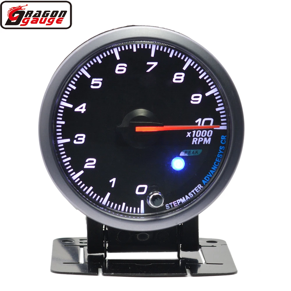 

Dragon 60mm Auto Car Racing Refit Rev Counter Tachometer Gasoline Engine Gauge 1 to 8 Cylinder 0-10000 RPM Meter Free Shippin