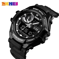 luxury brand men digital watch skmei sports watches mens military watch for man quartz three time clock relogio masculino 1357