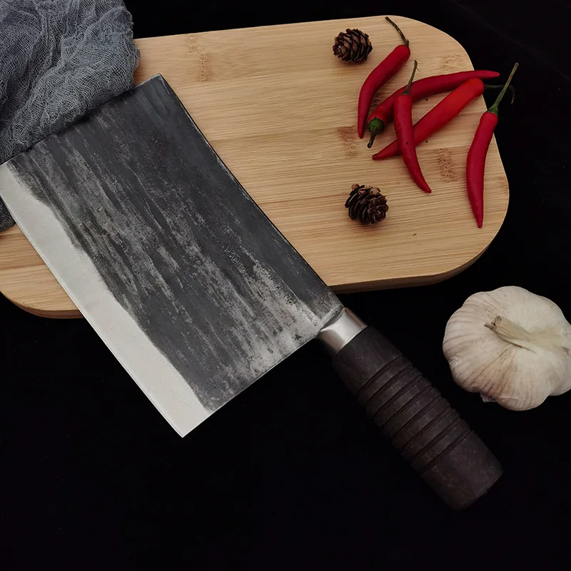 

Кованый кухонный нож, бытовой нож для нарезки, шеф-повара, острый нож для мясника