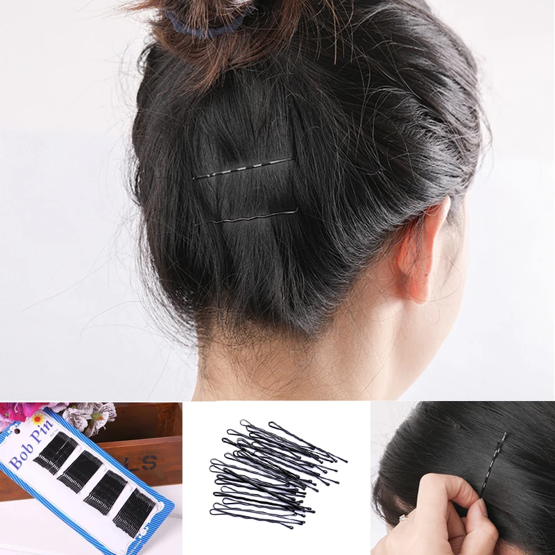 60 шт. невидимые заколки для волос с плоским верхом аксессуары волос|black barrettes|hair pin