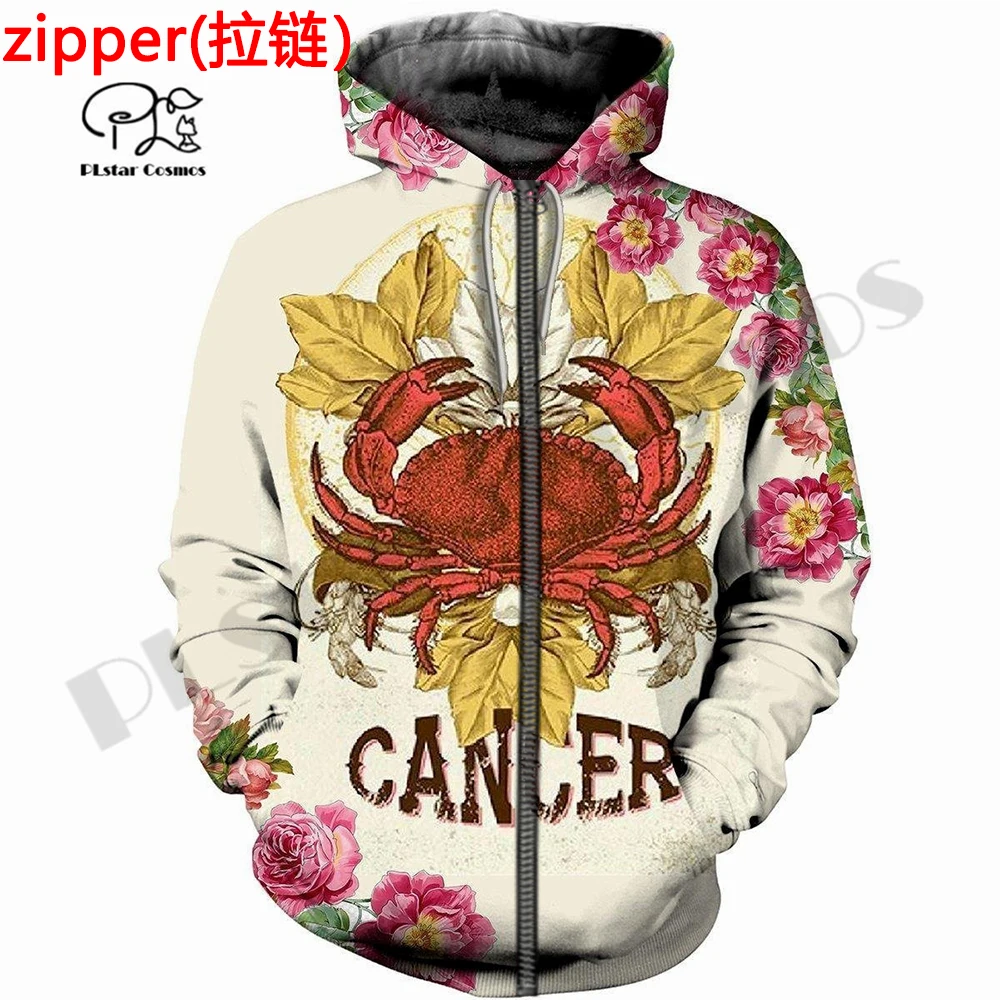 

PLstar Cosmos 3Dprinted Newfashion Hippie Cancer Constellation Art Streetwear Funny Awsome Casual Hoodie/Sweatshirt/Zip S-10