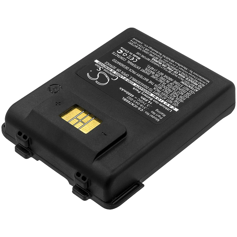 

Battery for Intermec CN70, CN70e Replacement 1000AB01, 318-043-002, 318-043-012, 318-043-022 4000mAh / 14.80Wh