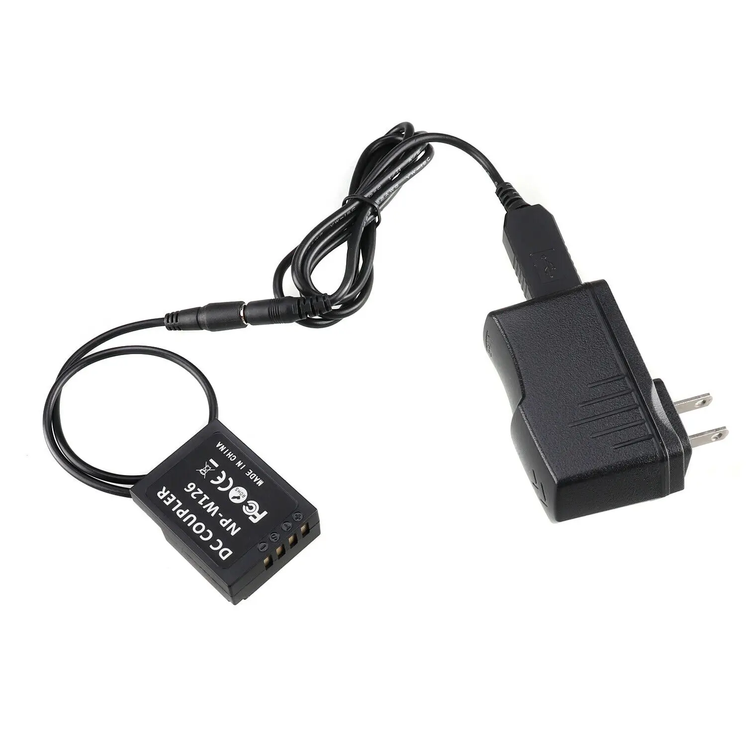 Aвтомобильное зарядное устройство с одним USB NP-W126 манекен шнур аккумулятора + 5V 3A