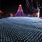 Рождественская светодиодная гирлянда, 2 м х 2 м, водонепроницаемая, для украшения пейзажа, свадьбы, праздника, Рождества, Сказочная лампа, ЕС 220 В