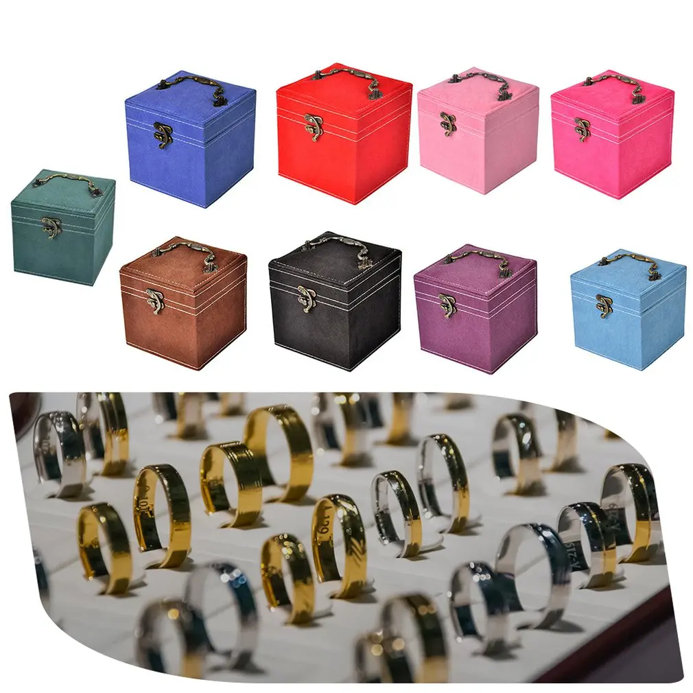 

Hand Jewelry Storage Box Luxury Three-layer Princess Jewelry Box Women Jewelry and Cosmetics Beauty Organizer Storage