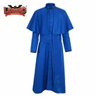 Римский синий священник, касканский халат, Свадебный костюм, средневековый ритуал, костюм принцессы, халат для косплея
