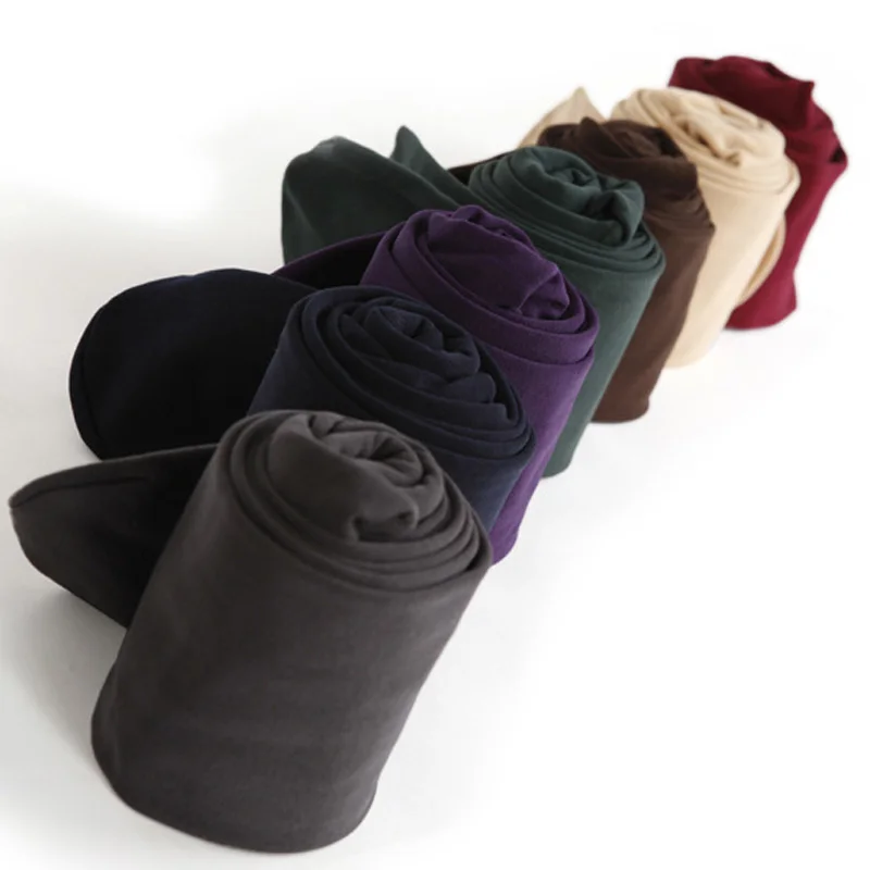 Женские леггинсы осень зима эластичные плотные теплые обтягивающие штаны