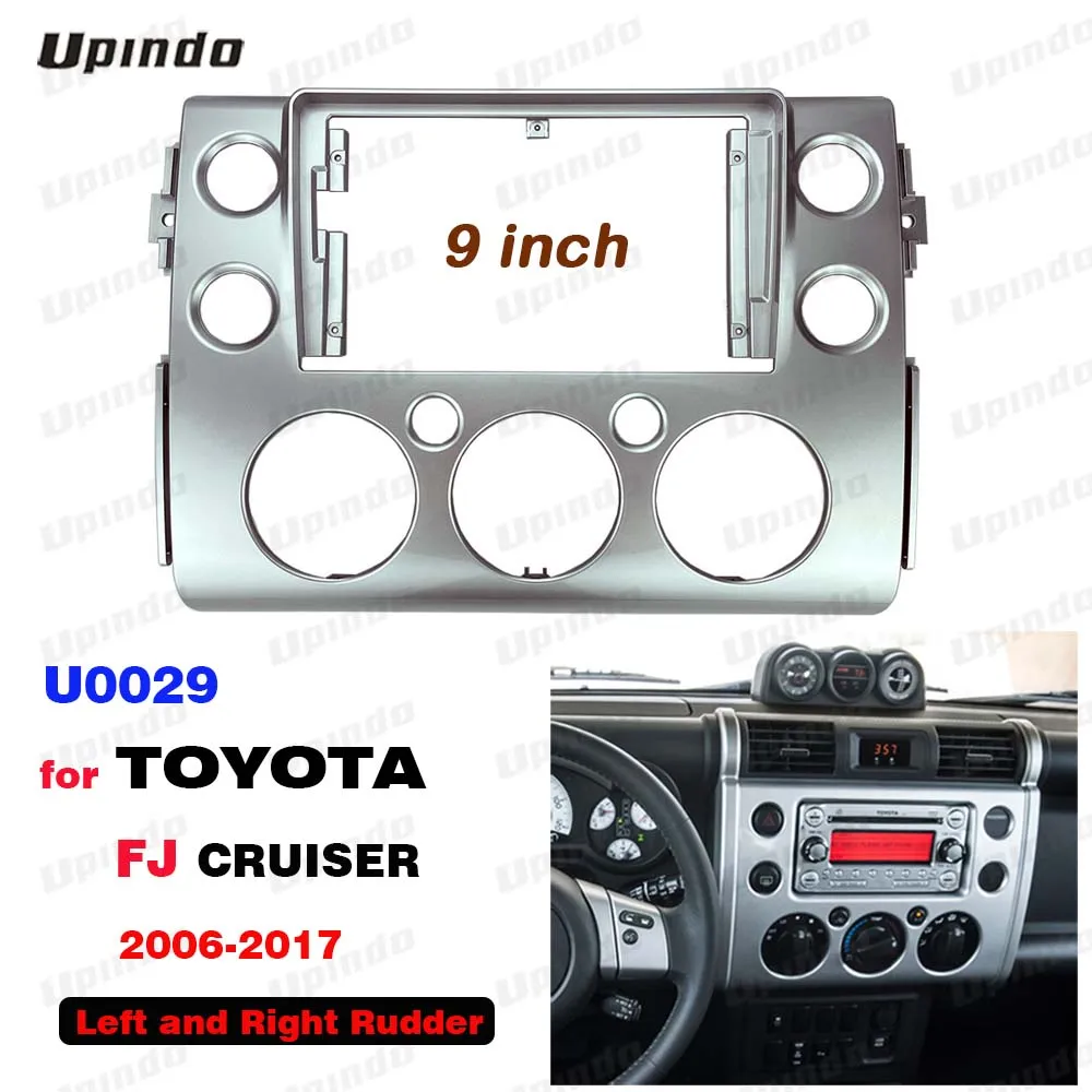 2 Din 9 дюймов Автомобильный радиоприемник установка DVD GPS Mp5 пластиковая панель