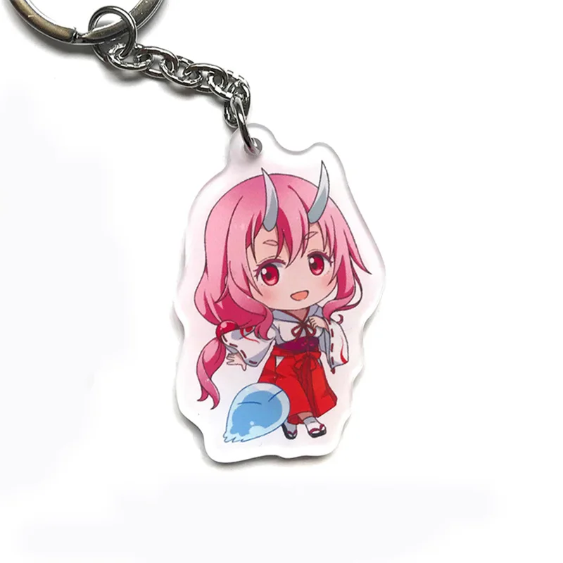 1 шт. акриловый аниме что раз я перевоплотился в виде кулона с принтом слизи