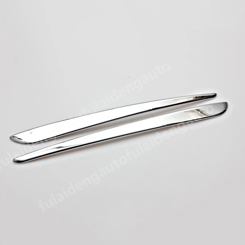 2pcs For Honda Accord 8th Sedan 2008-2010 ABS Chrome Front bumper fog lights trim strips Car Styling Accessories | Автомобили и