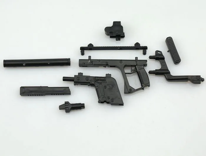 1:6 пушка в сборе модель KRISS Vector Submachine Gun пластиковая пазла для 1/6 солдат военное