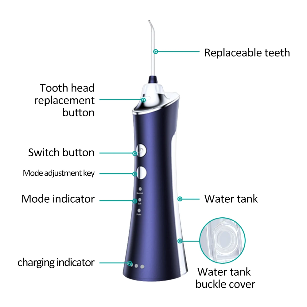 

Clean Profession Tooth Oral Irrigator Dental Oral Irrigator Teeth Irrigators Water Teeth Cleaner Whitening Cleaning 3 Gears