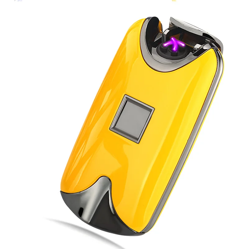 2019 Новая сенсорная перезаряжаемая USB Зажигалка с двойной дугой импульсная