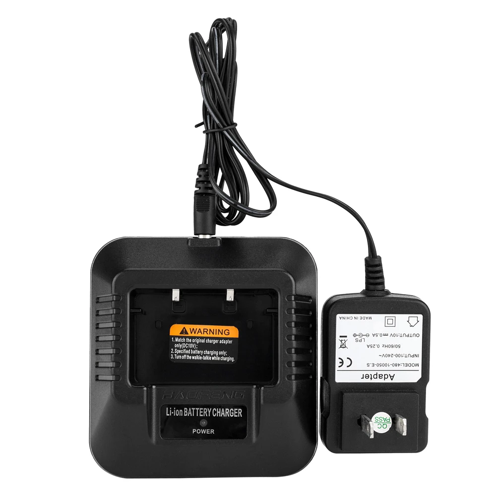 

6pcs 1.5" LCD display professional walkie talkie 5W 136~174MHz / 400~520MHz Dual Band Walkie Talkie with 1-LED Flashlight Black