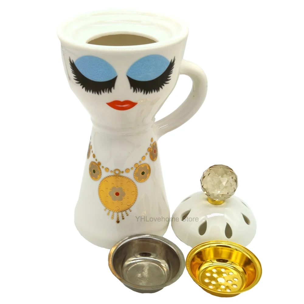Креативная курильница керамическая фотолампа с привлекательными глазами для