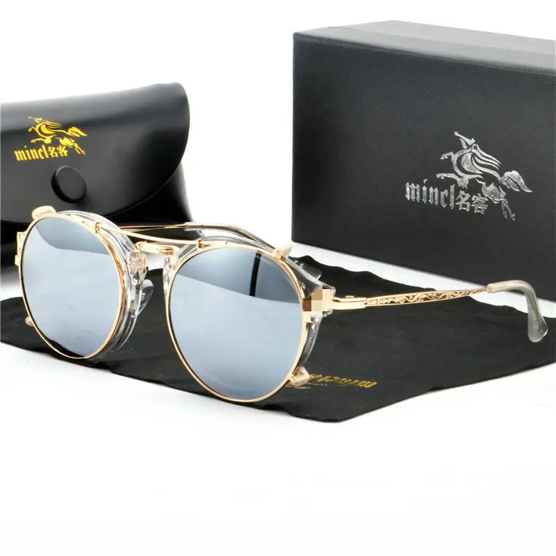 Мужские солнцезащитные очки с зеркальным зажимом FML|Женские очки| |