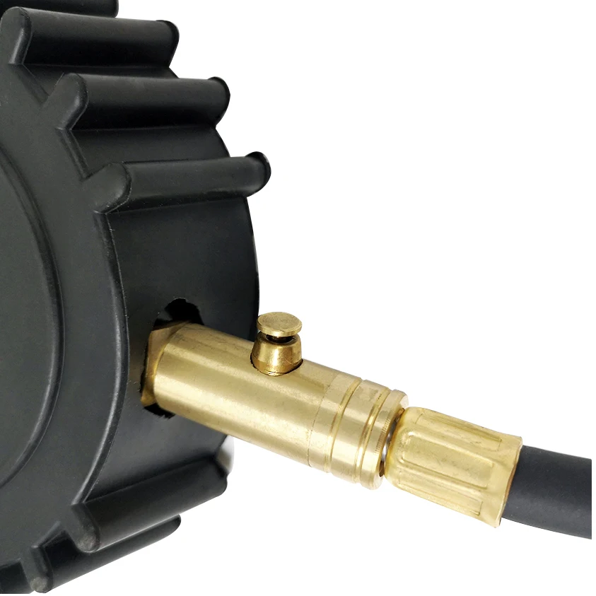 4 дюйма большой измеритель давления в шинах с длинным пневматический патрон 0 6Bar