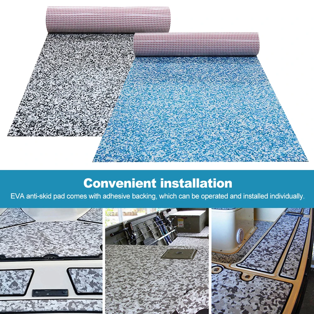 

240x45cm Anti Slip Shockproof EVA Foam Decorative Decking Sheet Easy Apply Yacht Mat Marine Pad Boat Flooring Accessories