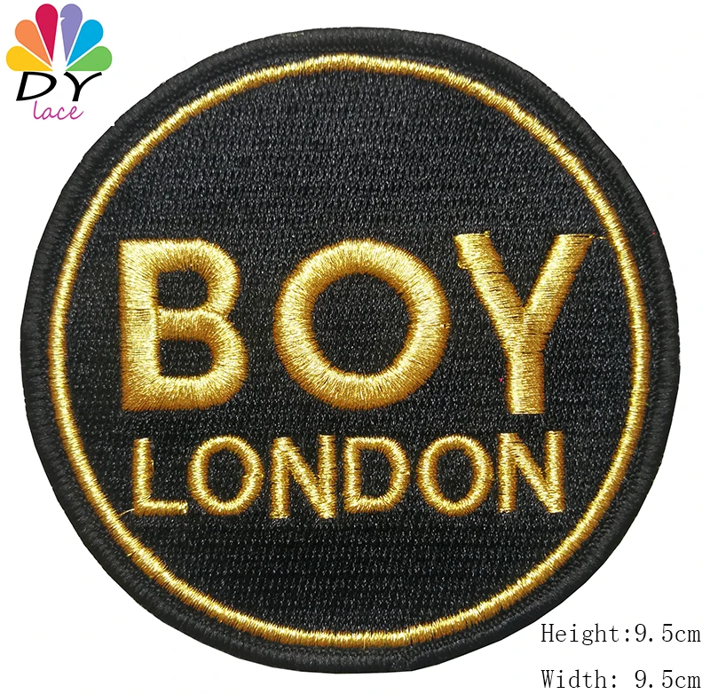 Новая черная кожа да звезда номер вышитые нашивки для одежды железа на одежду