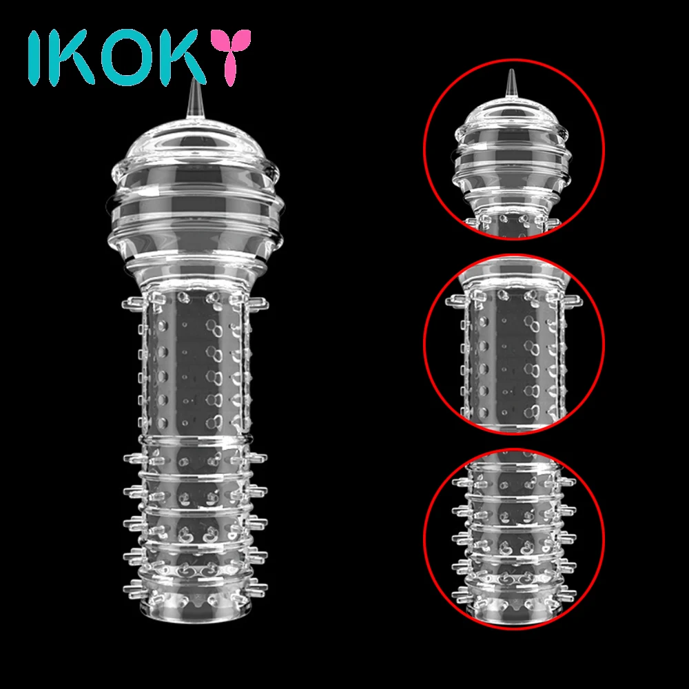 Кольца для пениса IKOKY многоразовые силиконовые презервативы стимуляции точки G