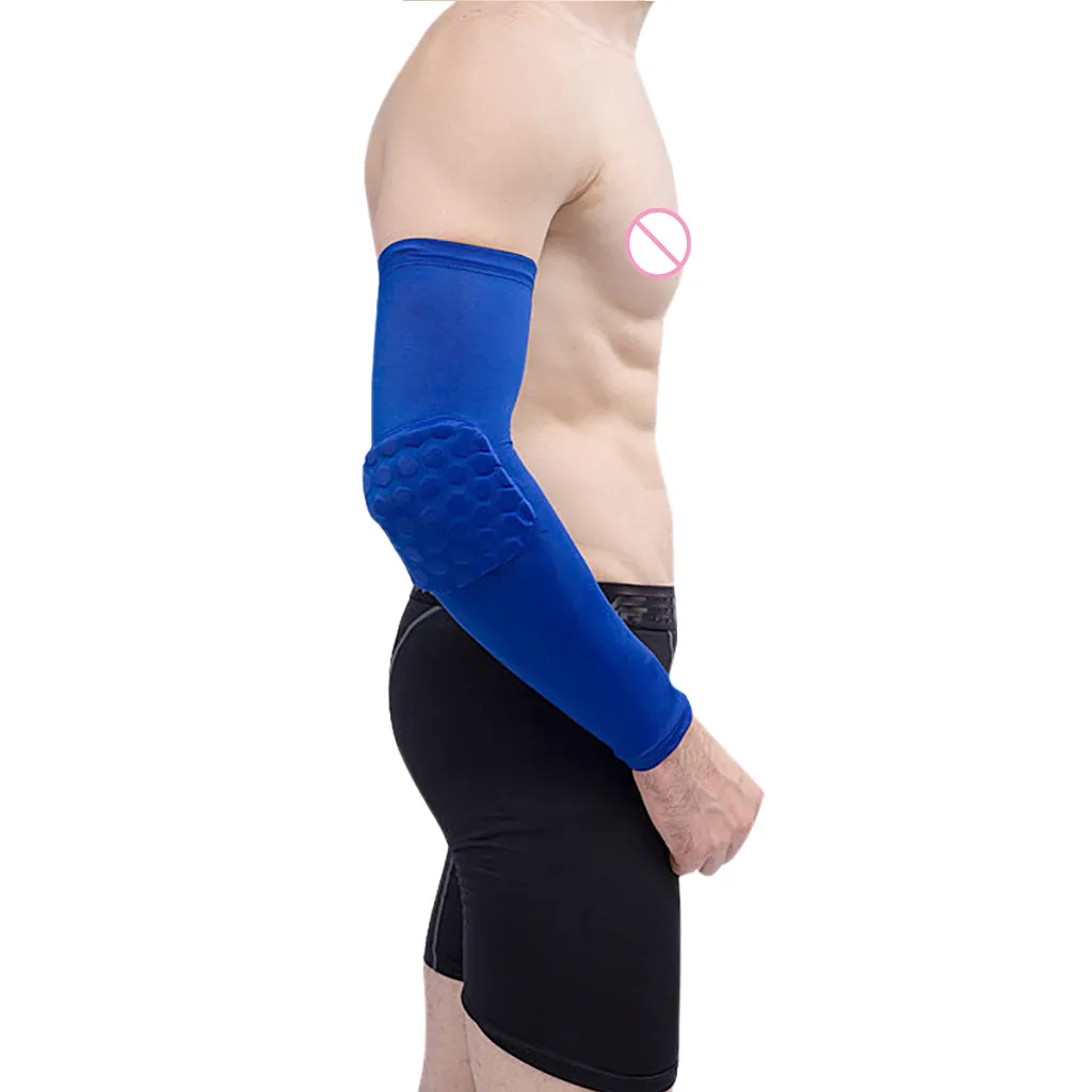Сотовый налокотник поддержка колена бандаж Теннисный баскетбольный рукав Crashproof