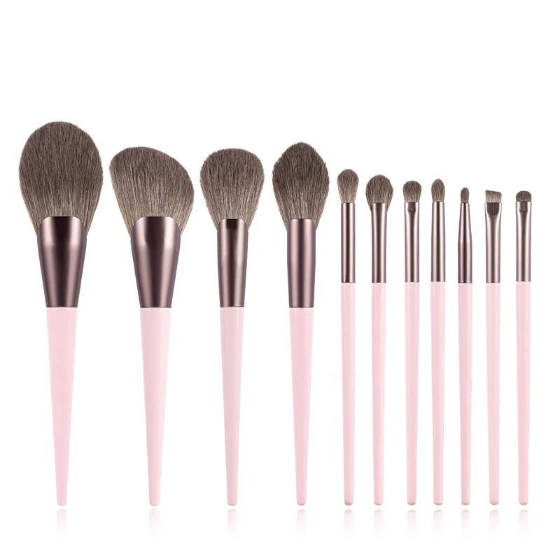 Anmor Makeup Brushes Set Professional Highlighting Powder Contour Eye Shadow Blending Brush High Quality Make Up Top | Красота и