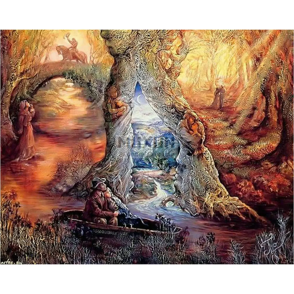 Алмазная 5D живопись вышивка крестиком мозаика абстрактная картина с боке полная