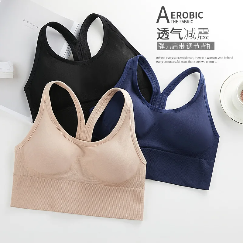 GYARU женские спортивные бюстгальтеры пуш-ап кроп Топ для фитнеса тренажерного
