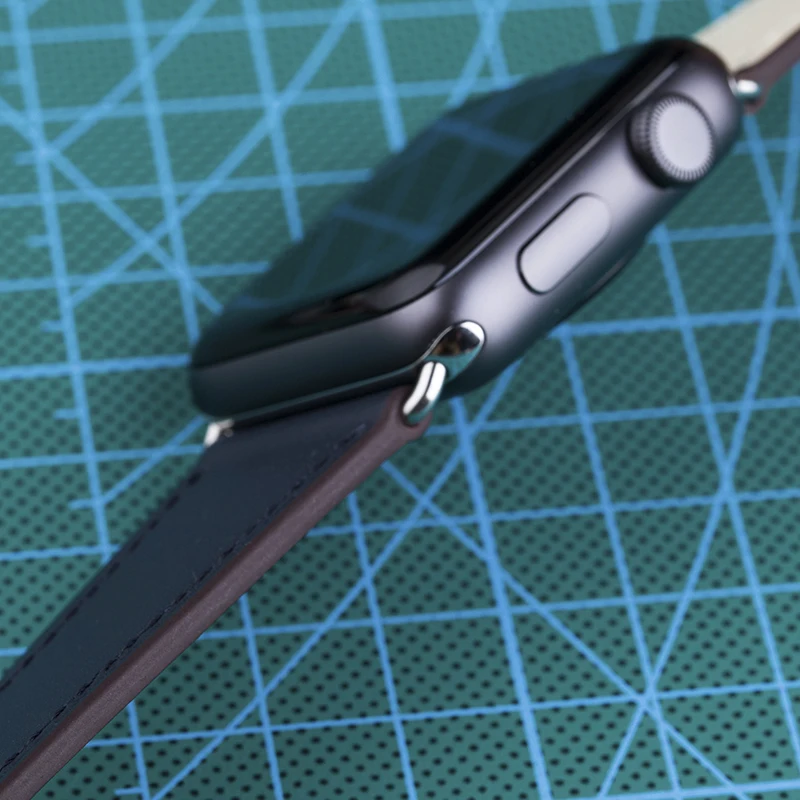 Ремешок kebitt из натуральной кожи для мужчин и женщин браслет apple watch series 6 se 5 4 3 2 1