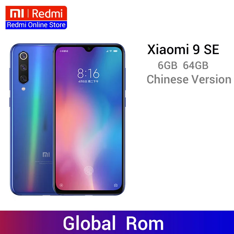 Глобальная ПЗУ Xiaomi mi 9 SE Snapdragon 712 6 ГБ ОЗУ 64 Гб 5 97 &quotAMOLED FHD + дисплей смартфон 48мп