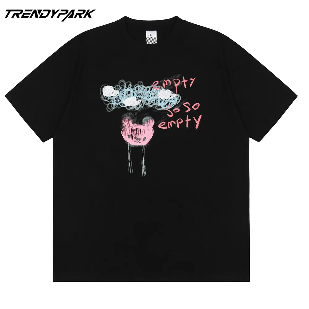 

Men's T-shirt 2021 New Summer Short Sleeve Printed Tee Hip Hop Oversized Cotton Casual Harajuku Streetwear Top Tshirts Clothing