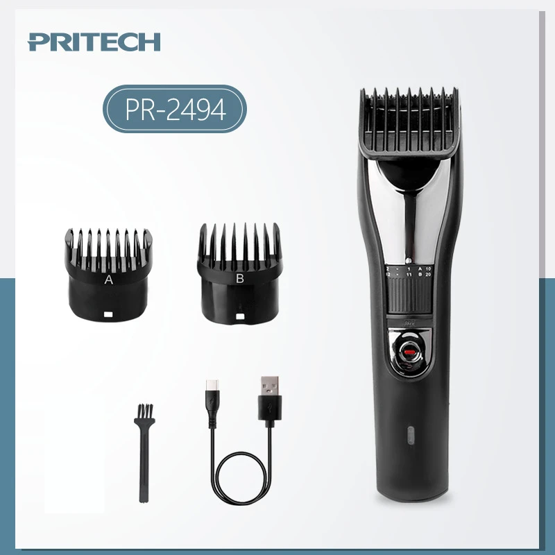 Профессиональная машинка для стрижки волос парикмахерский триммер для волос USB машинка для стрижки волос, ЖК-дисплей бритвы для Для мужчин ...