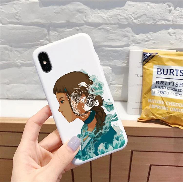 Аватар Последний Airbender цветной Мягкий силиконовый чехол для iphone 6 6S 7 7plus 8 XR