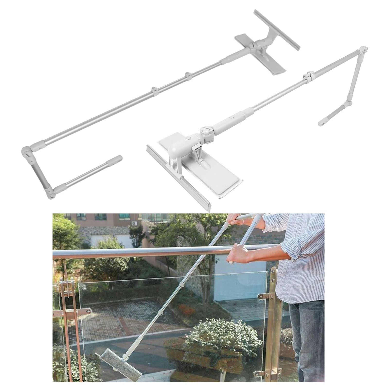 

Telescoping Window Cleaner Squeegees Cleaning Kit Window Cleaning Mop Wiper Tool