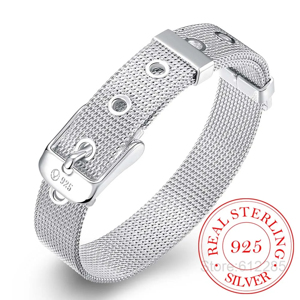 

Hot Sale 925 Sterling Silver Clip Beads Bracelets Fit Original Reflexions Charms Watch Bracelet for Women DIY Fine Jewelry Gifts