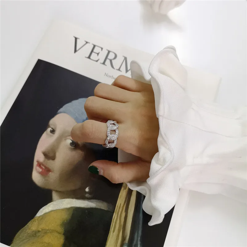 RUIYI реальные 925 стерлингового серебра в Корейском стиле Стиль девушка цепочка