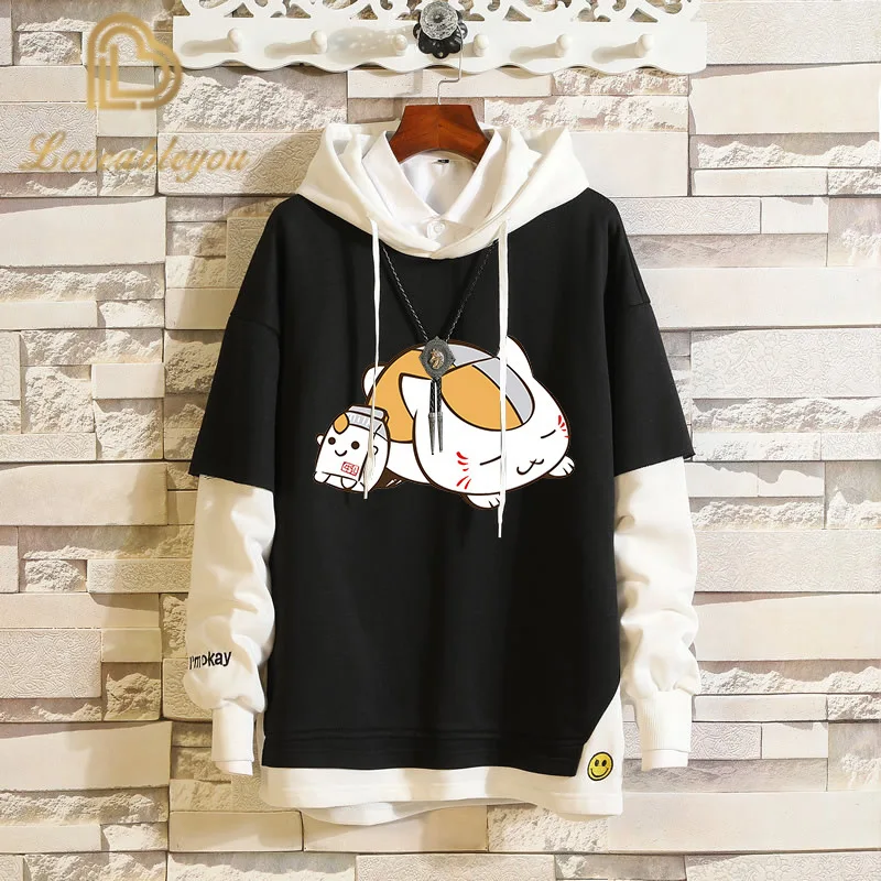 

Японское аниме Нацумэ Yuujinchou, искусственная толстовка с капюшоном, Женская мультяшная одежда, свитшот, смешной унисекс, большие размеры, пол...